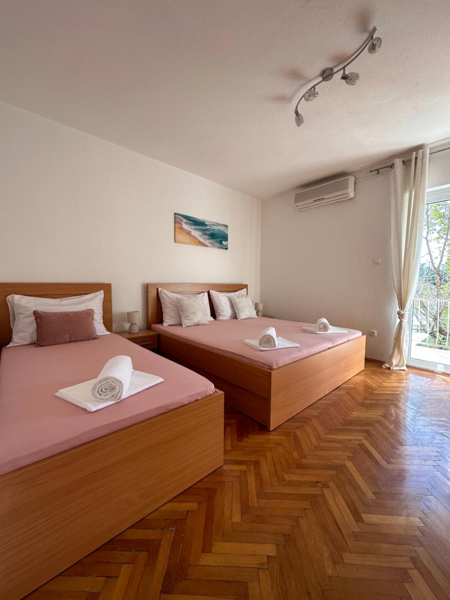 Villa Ruza 30M From The Beach Baška Voda الغرفة الصورة